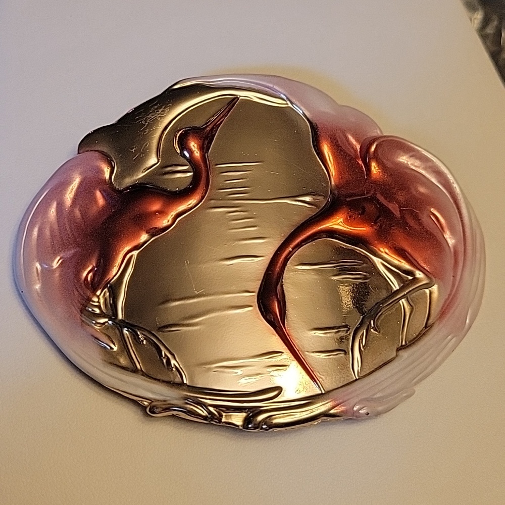 Vintage Heron Belt Buckle  Charmont